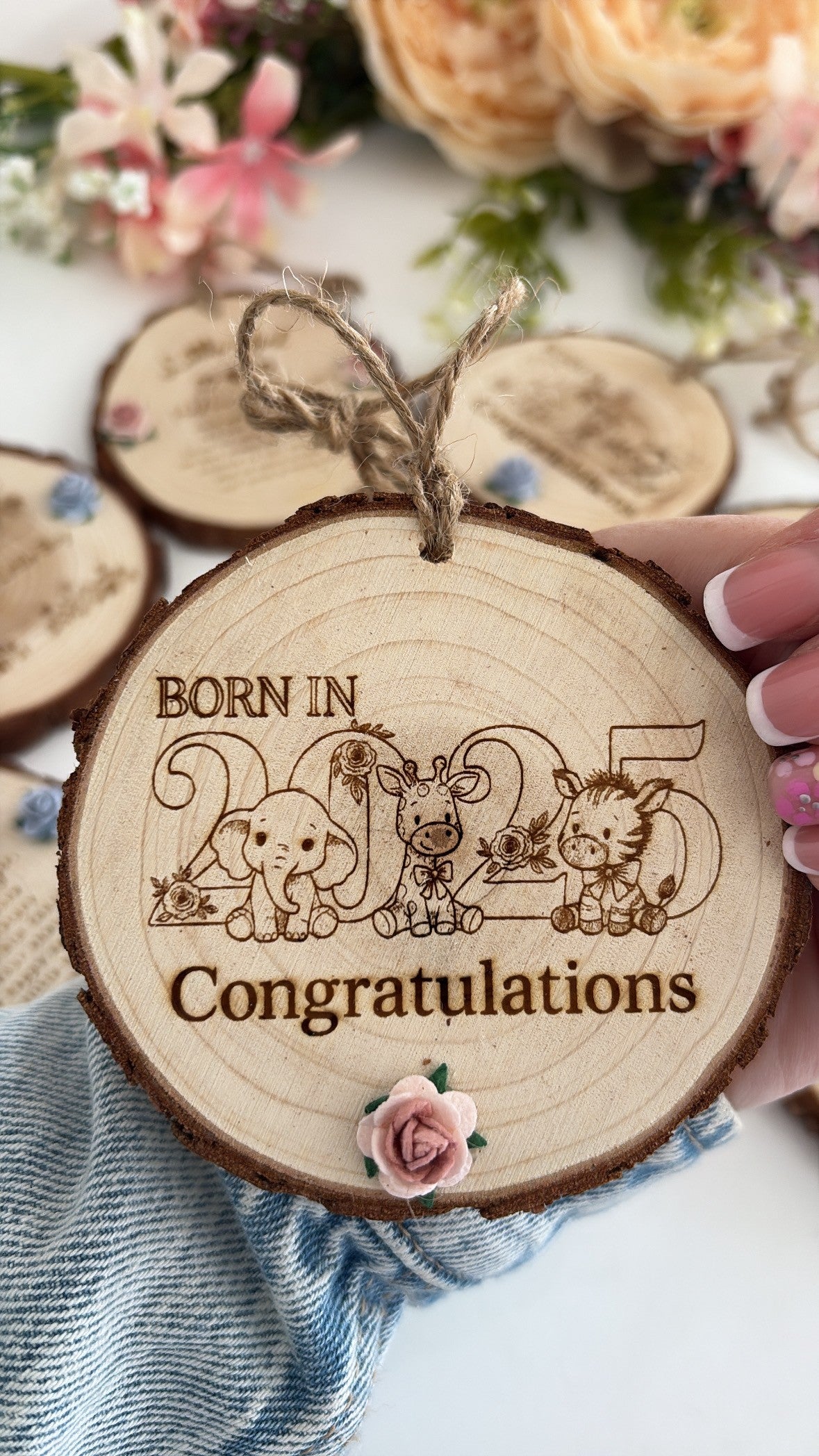 Born in 2025 Wooden Disc