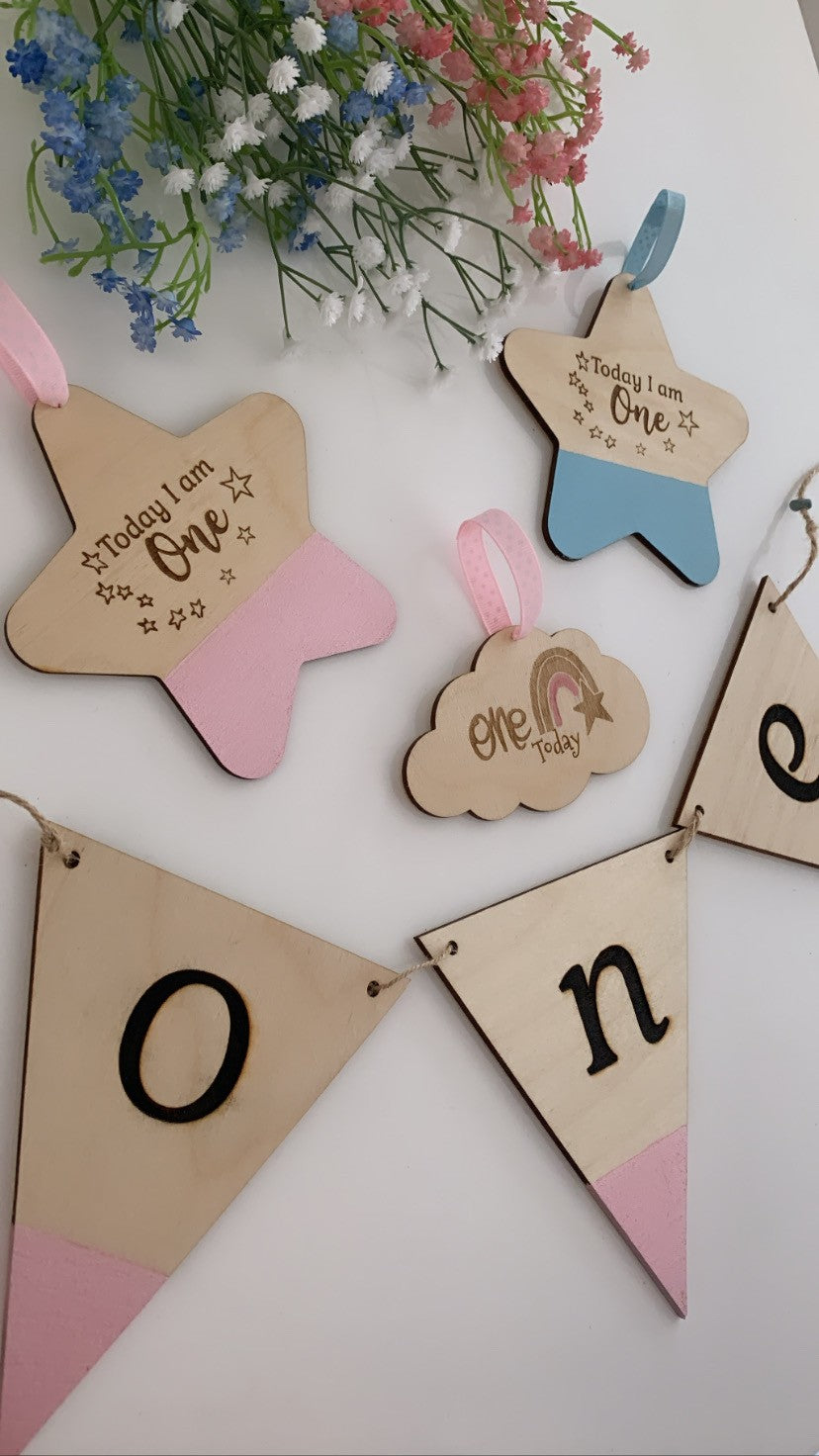 Personalised Wooden Engraved Birthday Star