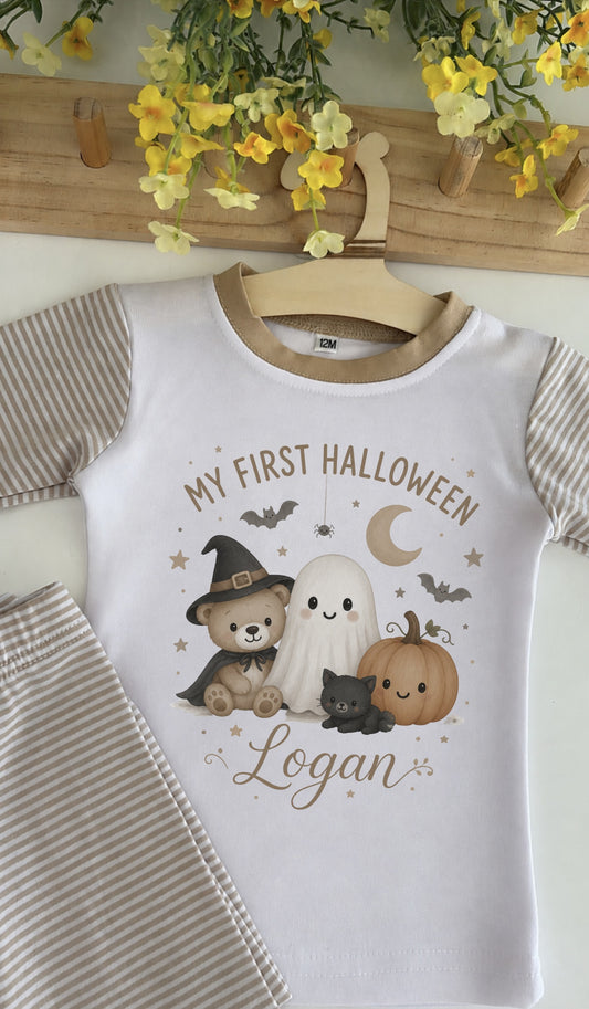 My First Halloween Personalised Pyjamas