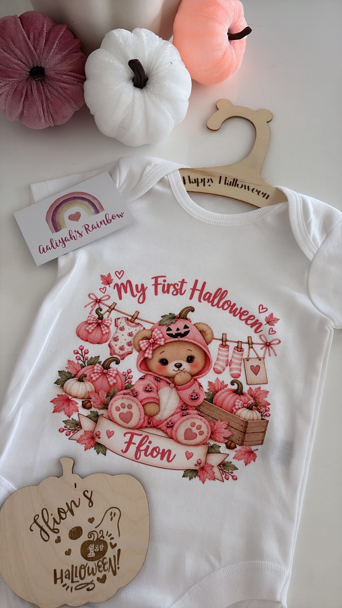 My First Halloween Baby Bear Vest