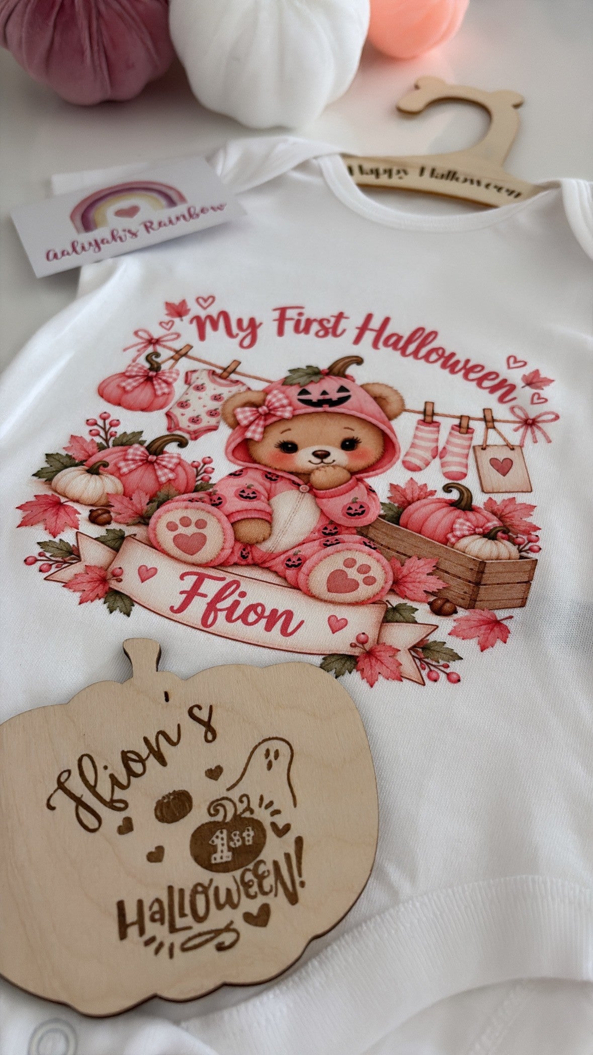 My First Halloween Baby Bear Vest