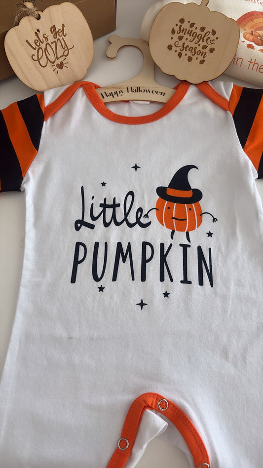 Little Pumpkin Halloween Romper
