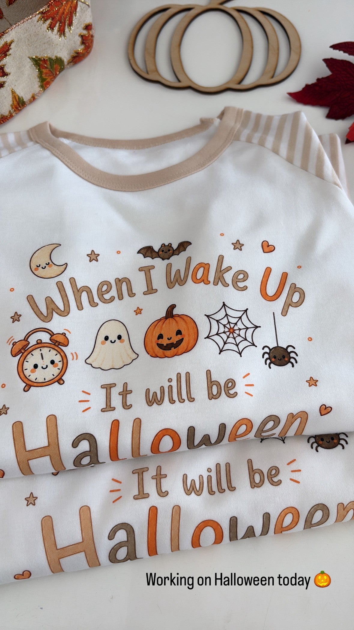 When I Wake Up It Will Be Halloween 2026 Pyjamas