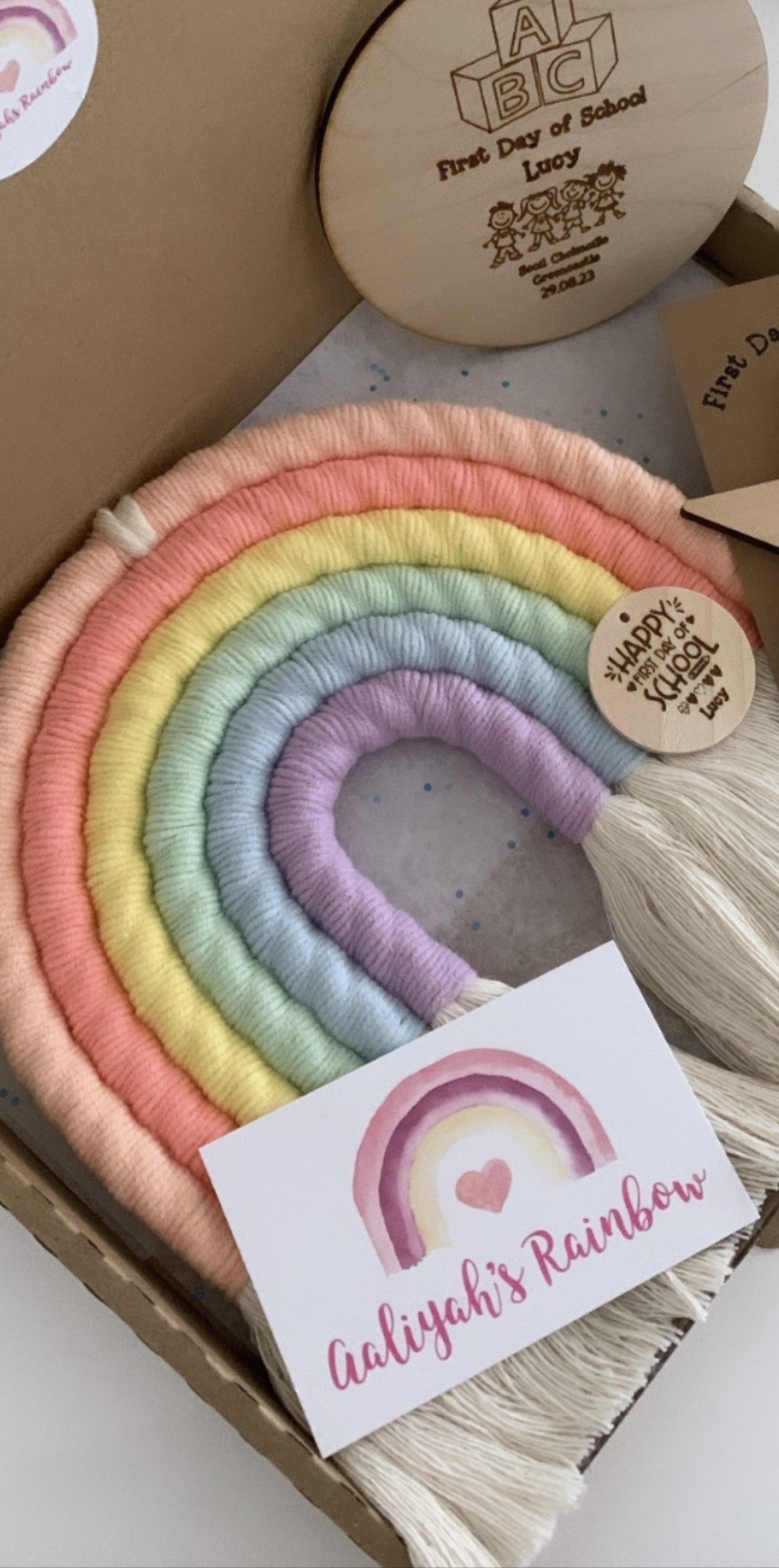 First Day of School Rainbow