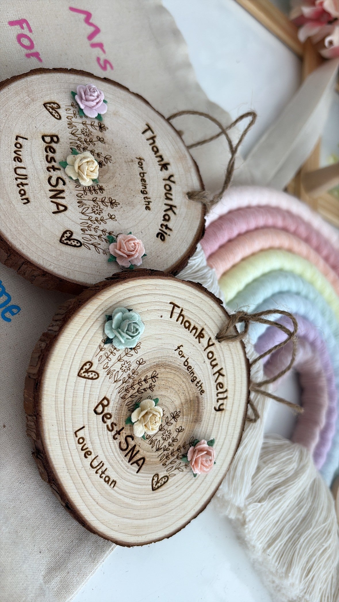 Personalised SNA Thank You Gift – Unique Wooden Keepsake for Special Needs Assistant