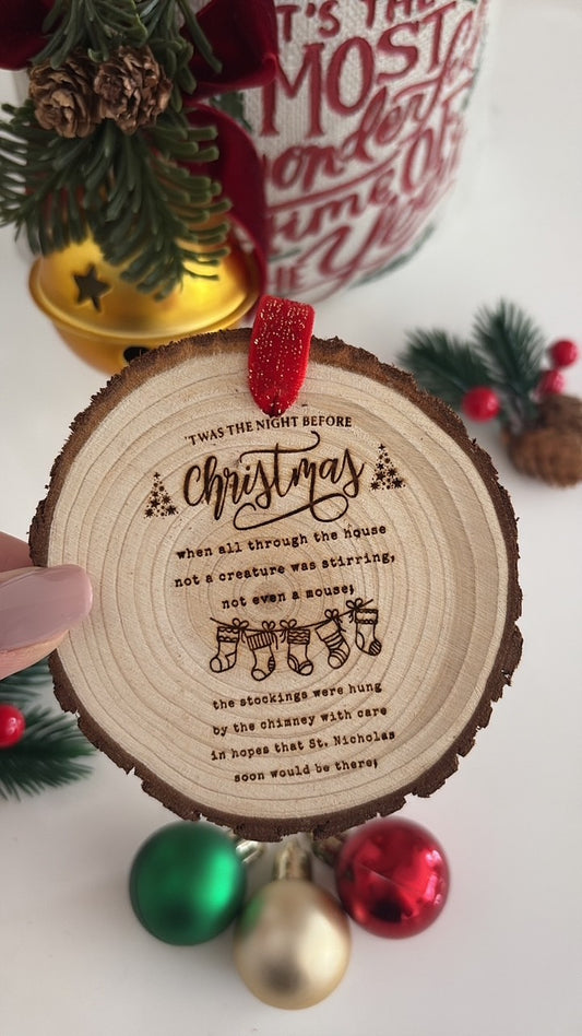 Twas the night before Christmas Decoration