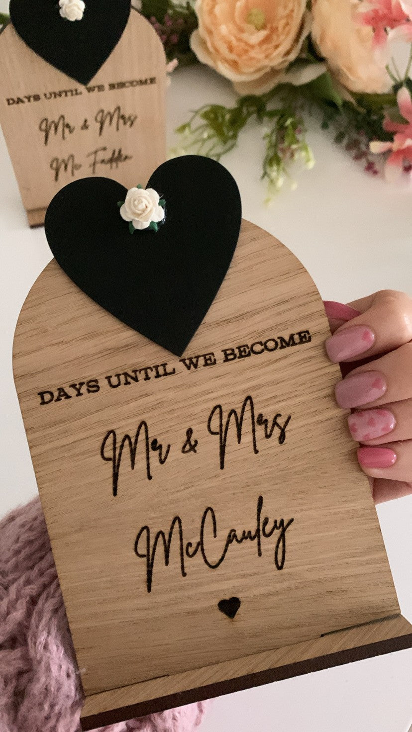 Wedding Countdown Sign