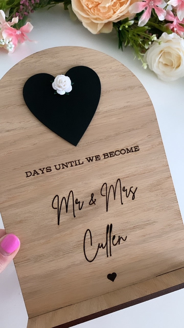 Wedding Countdown Sign