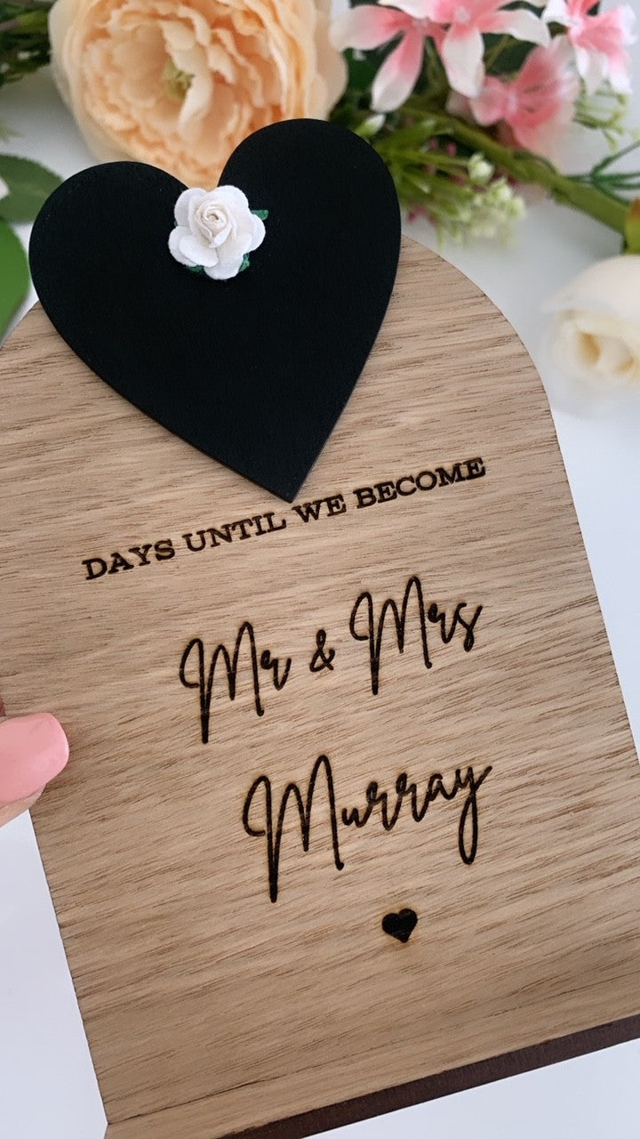 Wedding Countdown Sign